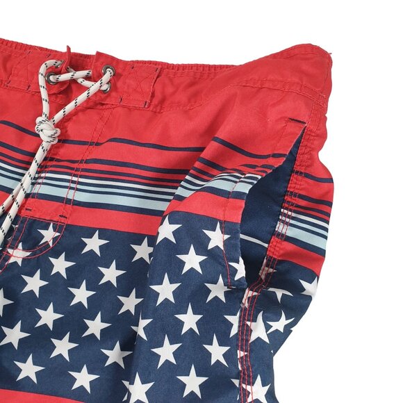 Goodfellow M 36 In Waist Men Swim Trunks Patriotic Surf Picnic Vacation Pool - Picture 7 of 8